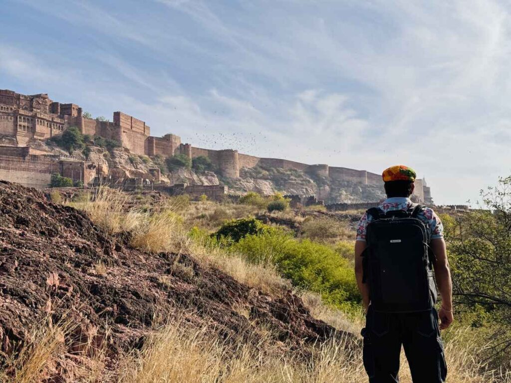 Inside Fort view from Rao Jodha Desert Rock Park